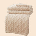 SNUG Traditional blanket in Cream, folded