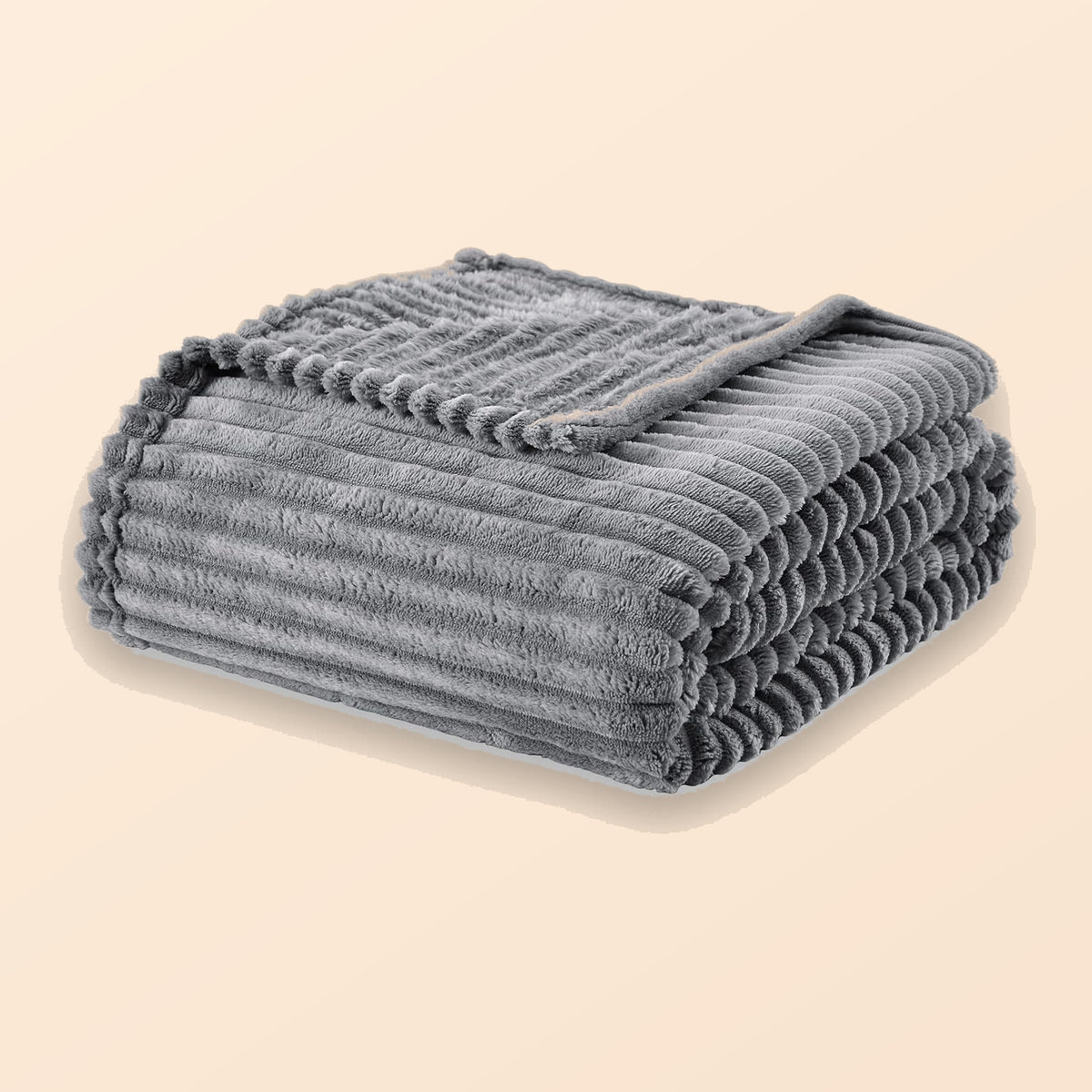 Chunky Thick Blanket in Gray